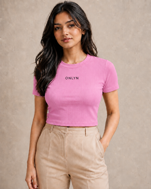 CORE FIT WOMEN'S CROP TOP - PINK | ONLYN
