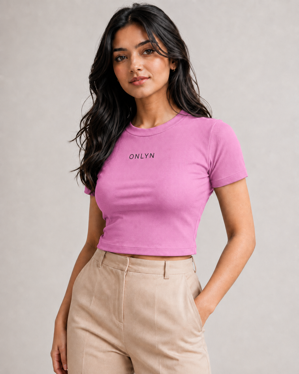 CORE FIT WOMEN'S CROP TOP - PINK | ONLYN