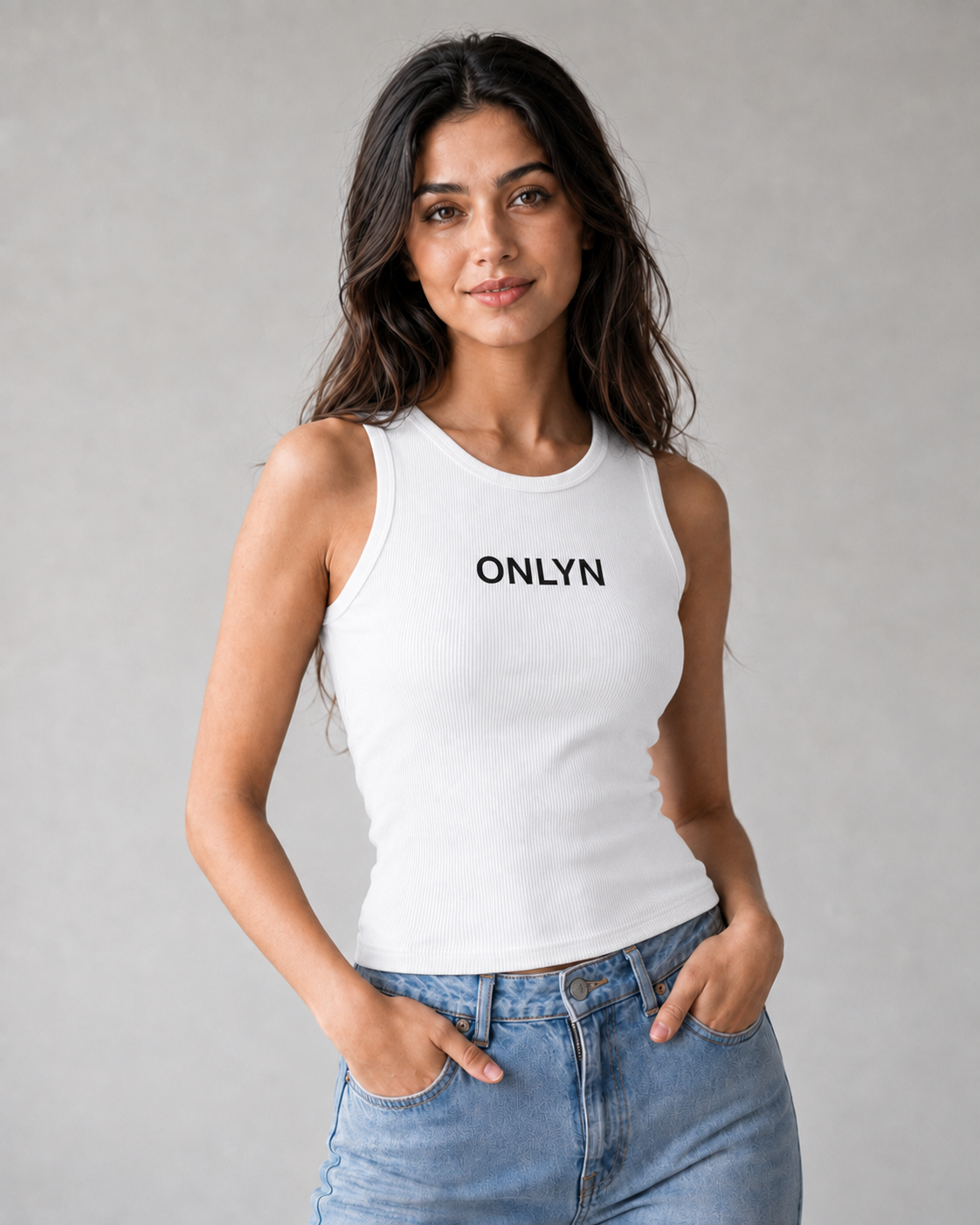 CORE FIT WOMEN'S TANK TOP - WHITE | ONLYN